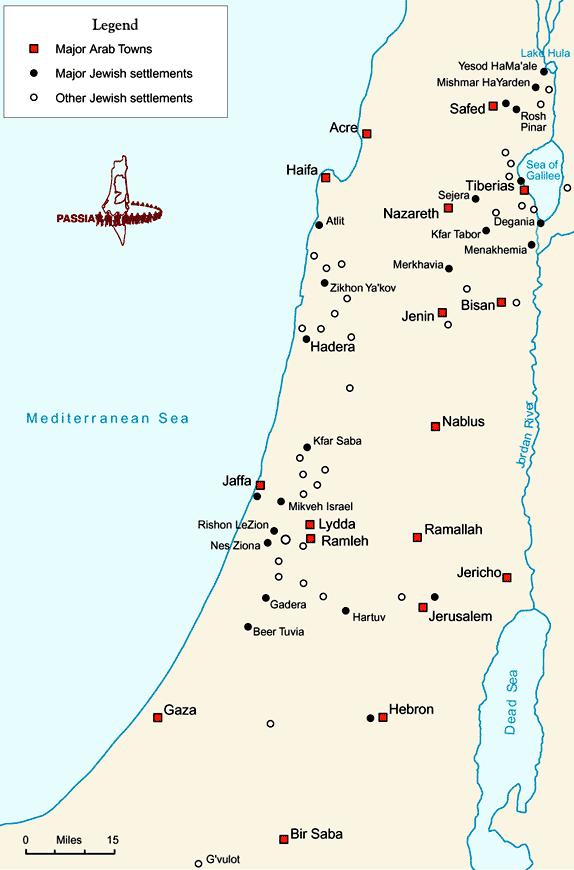 Palestine Map 2014